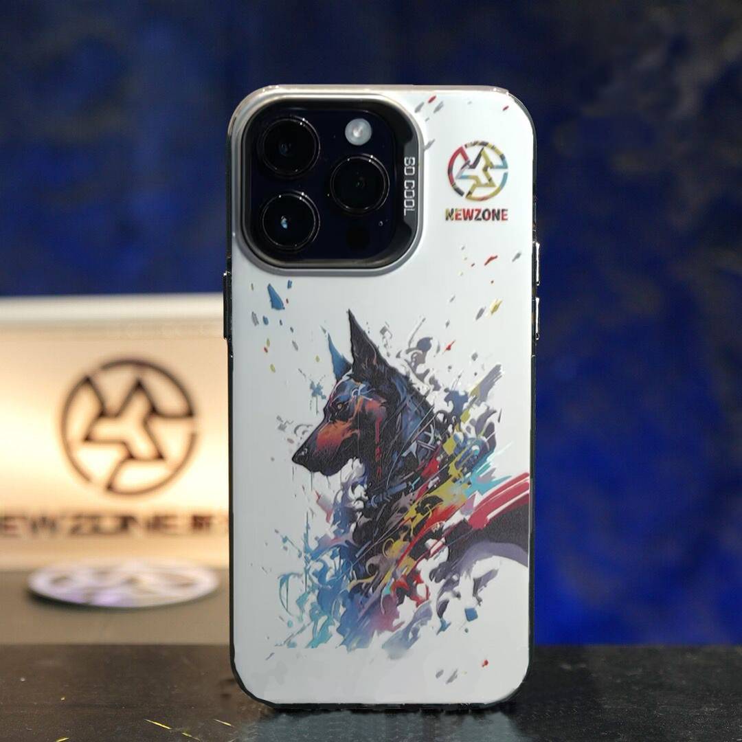 26985 iPhone 14Pro защитная крышка-чехол, с картинкой