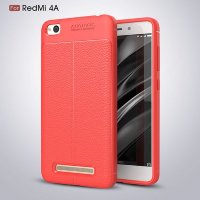 4593 Защитная крышка Xiaomi Redmi 4A силиконовая (красный)