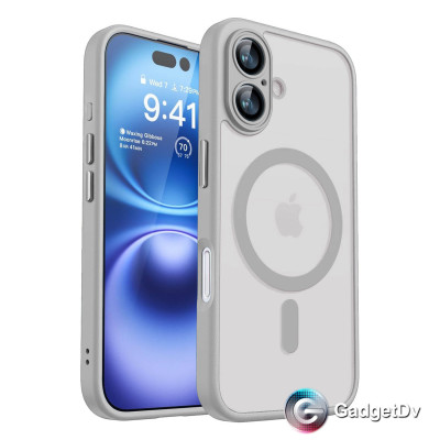 38379 iPhone 17Pro защитная крышка-чехол пластик с MagSafe