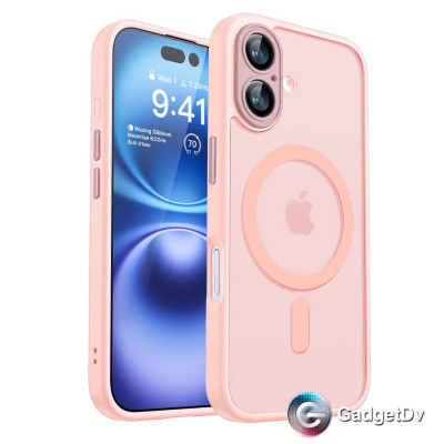 38379 iPhone 17Pro защитная крышка-чехол пластик с MagSafe