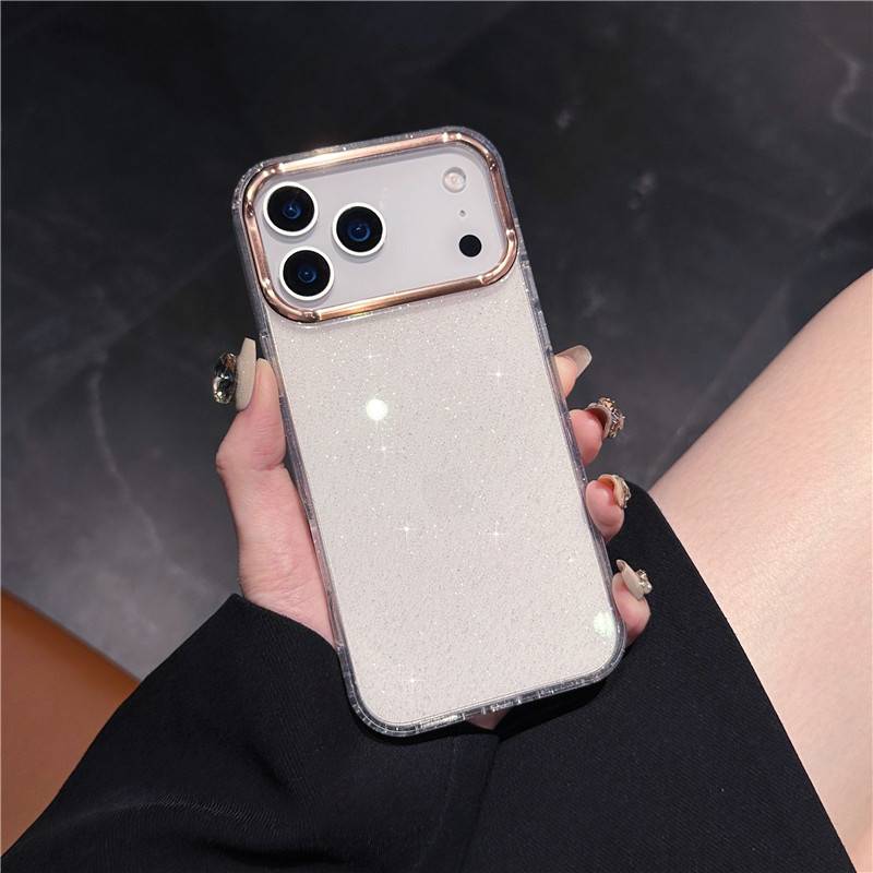 38788 iPhoen 17ProMax защитная крышка-чехол пластик блестящий