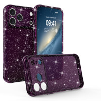 39220  iPhone 17 защитная крышка-чехол пластик с блестками