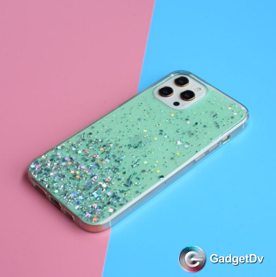 60645 Защитная крышка Honor 10X lite, силикон блестки