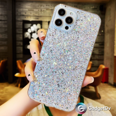 60645 Защитная крышка Honor 10X lite, силикон блестки
