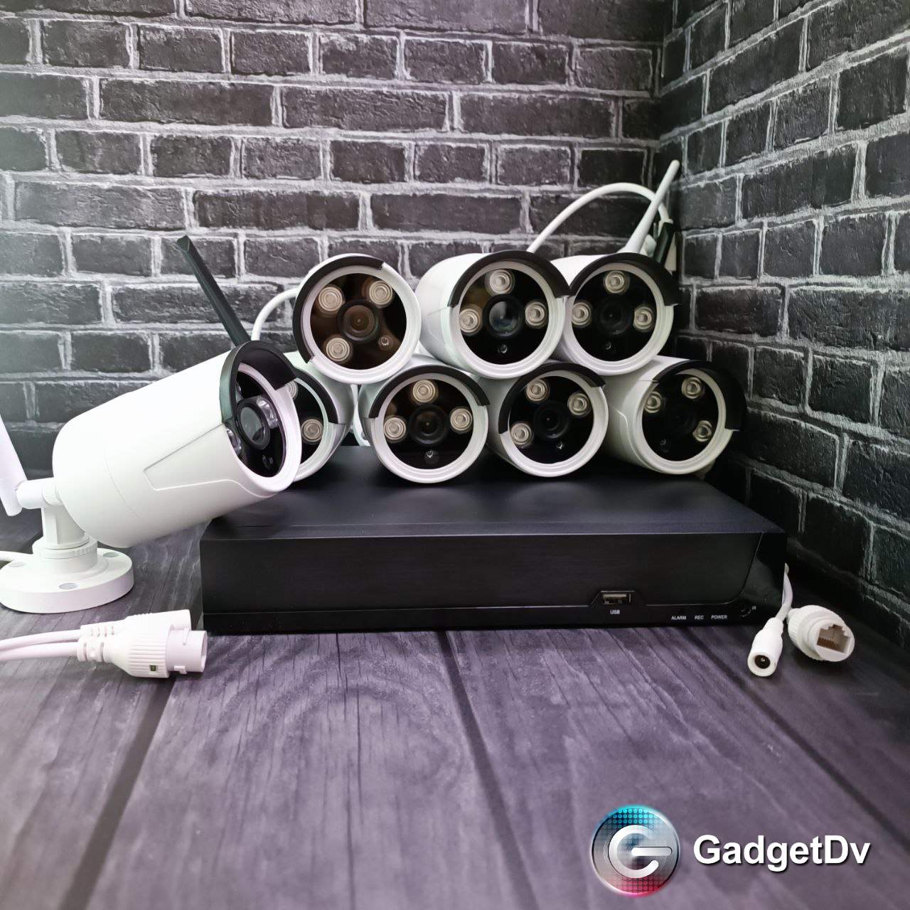 20568 Комплект видеонаблюдения на 8 камер N6L08L-WiFi Kit (8c)