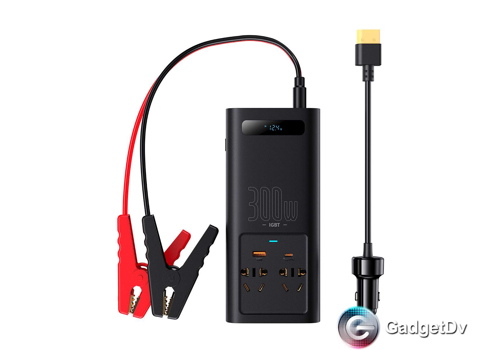 20867 Автомобильный инвертор Baseus Super Si Power Inverter 300W (220V CN/EU)