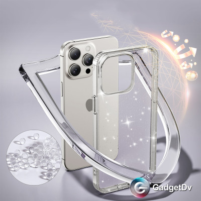 38172  iPhone 16 ProMax защитная крышка-чехол пластик с блестками