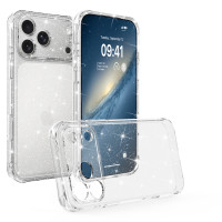 39221  iPhone 17Pro/18Pro  защитная крышка-чехол пластик с блестками