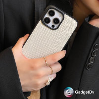 28092  iPhone 15 ProMax защитная крышка-чехол, фактурная кожа