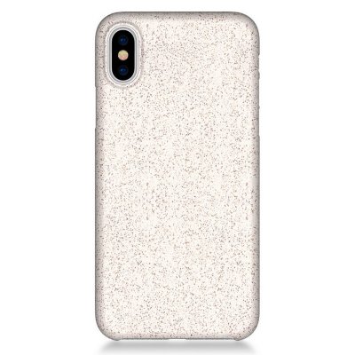 5126 iPhone X Защитная крышка пшенично волокнистый материал (белый) 5126 iPhone X Защитная крышка пшенично волокнистый материал (белый)
