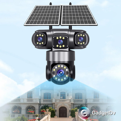 38786 Камера видеонаблюдения 4G уличная с солнечной панелью  BOTEDD-203657