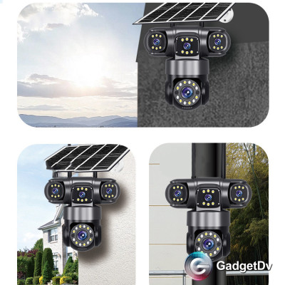 38786 Камера видеонаблюдения 4G уличная с солнечной панелью  BOTEDD-203657