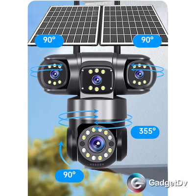 38786 Камера видеонаблюдения 4G уличная с солнечной панелью  BOTEDD-203657