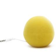 7019 Колонка для смартфона шарик (желтый)