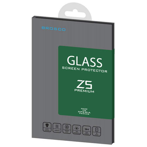 7291 Защитное стекло Sony Z5 0.26mm комплект (золото)