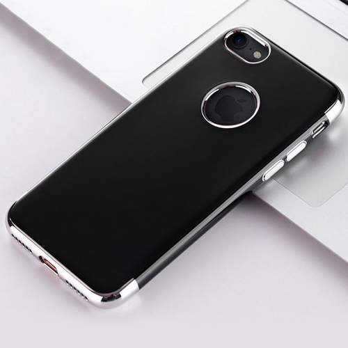 2106 iРhone 6+ Защитная крышка силиконовая (серебро)