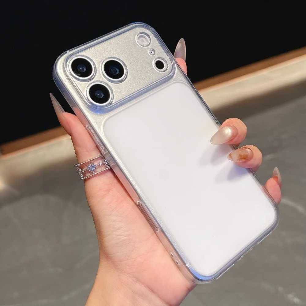 38476 iPhoen 17ProMax защитная крышка-чехол прозрачный силикон