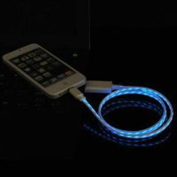 8143 Кабель USB iPhone5 светящиеся