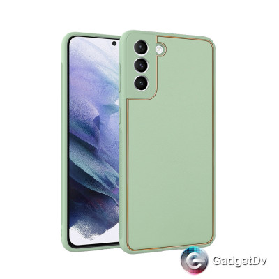 23596 Samsung S21FE защитная крышка-чехол, Leather Case