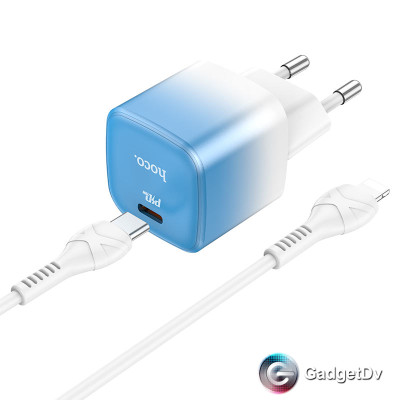 23693 СЗУ Type-C+ кабель Type-C to iPhone Hoco C101A