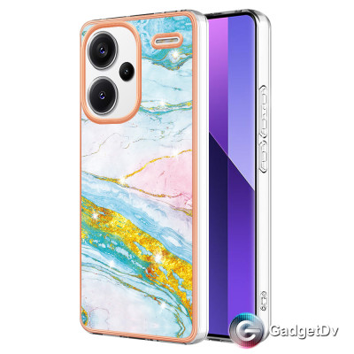 28094 Xiaomi Redmi Note 13Pro+ защитная крышка-чехол, под мрамор