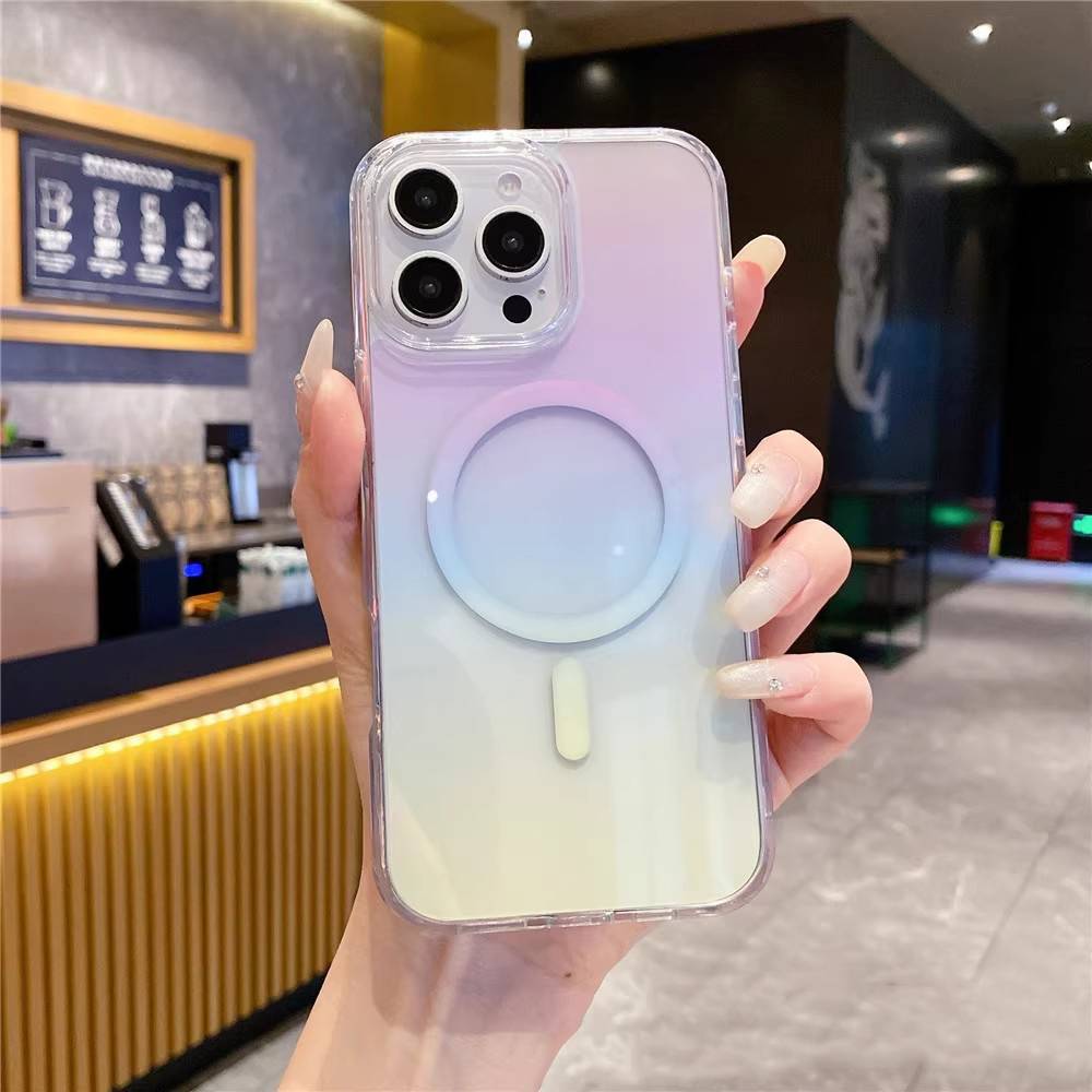 38691 iPhone 17 защитная крышка-чехол градиент пластик