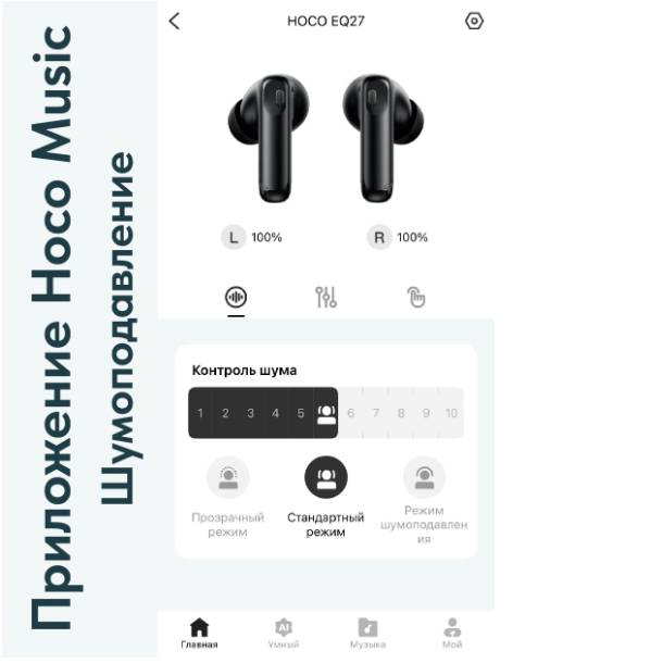 39025 Наушники Bluetooth Hoco EQ27