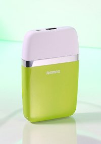 5-942 Портативный аккумулятор 6000 mAh Remax (зеленый)
