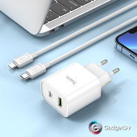 23692 СЗУ USB, Type-C  QC 3.0 Hoco C80A Plus