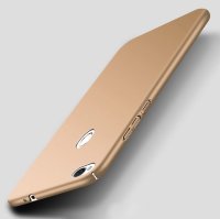 4018 Huawei P8 lite (2017) Защитная крышка пластиковая (золото)