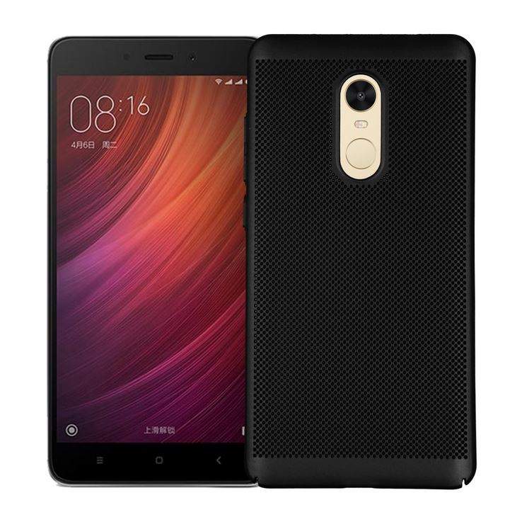 4598 Защитная крышка Xiaomi Redmi Note 4X пластиковая (черный)