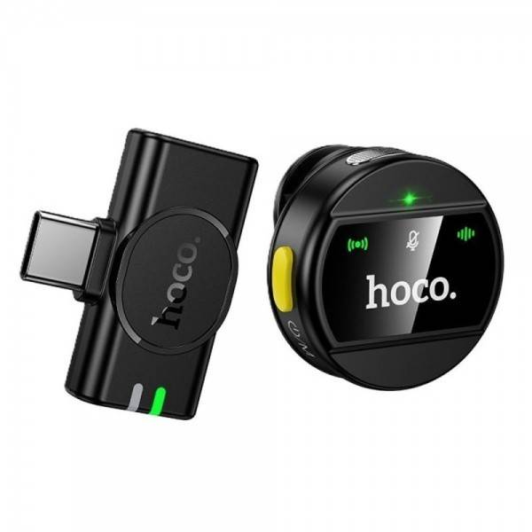 39024 Петличный беспроводной микрофон USB-C Hoco L21