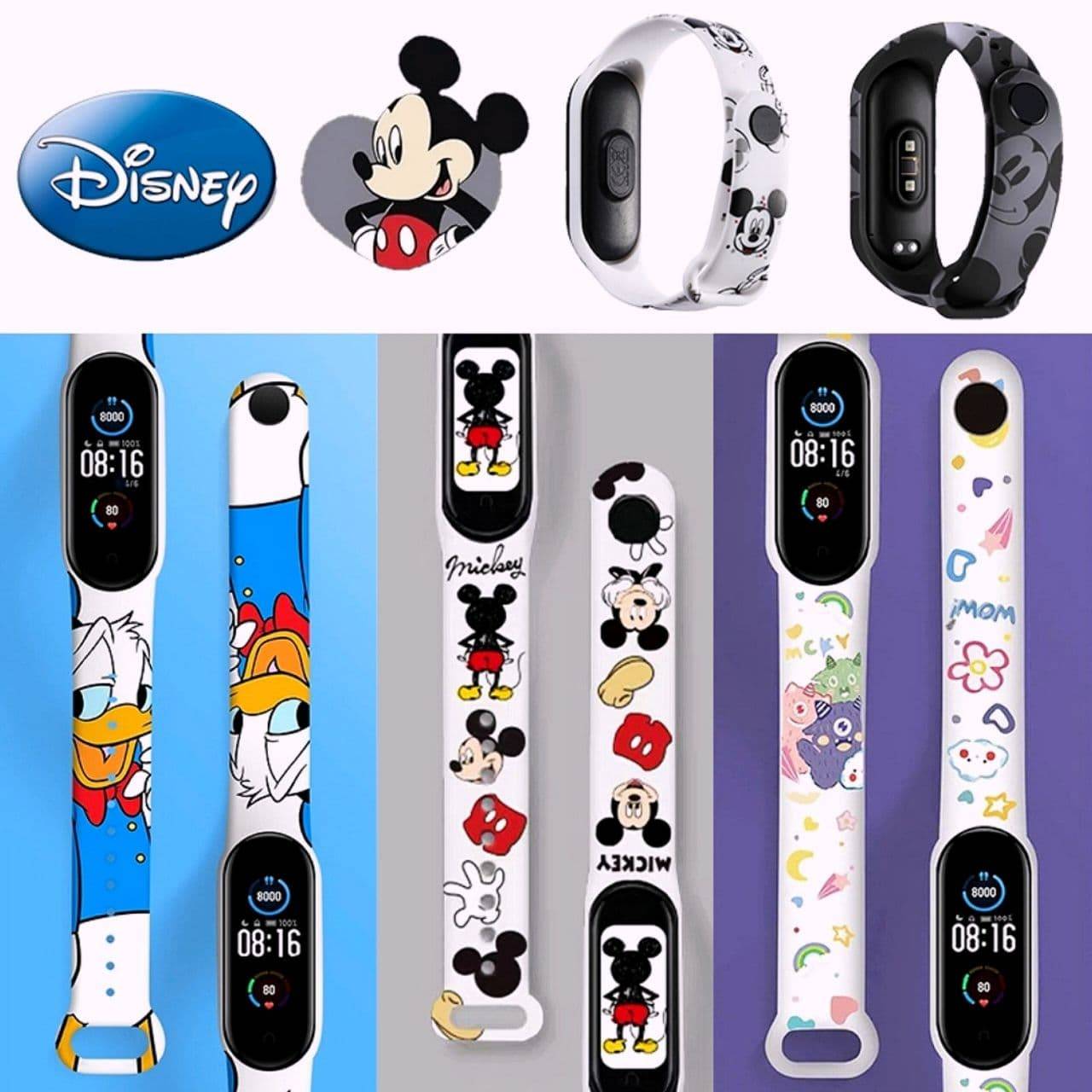 60853 Браслет силиконовый Xiaomi Mi Band 5 с рисунком