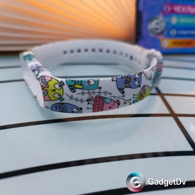 60853 Браслет силиконовый Xiaomi Mi Band 5 с рисунком