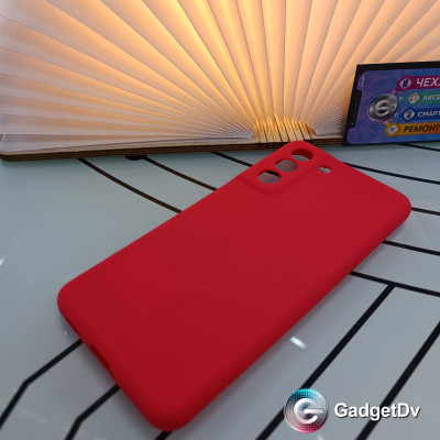 20475 Samsung S21FE защитная крышка-чехол, силикон однотонный