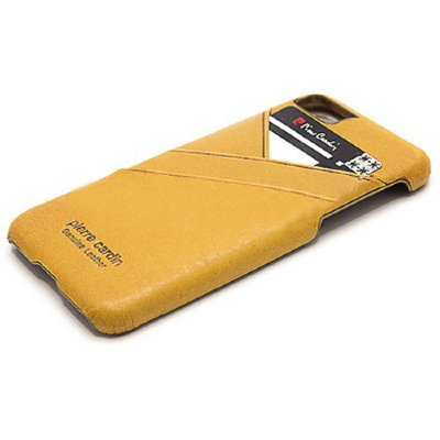PCS-P19 iРhone7 Защитная крышка Pierre Cardin (кож. желтый) PCS-P19 iРhone7 Защитная крышка Pierre Cardin (кож. желтый)