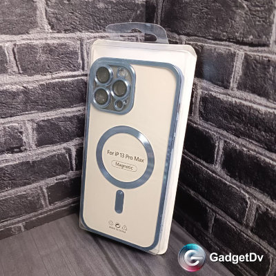 22044  iPhone13 ProMax защитная крышка-чехол, магнитная с окантовкой