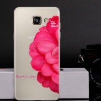 9628 Samsung A3 (2017) Защитная крышка силиконовая (цветок)
