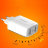 1020 USB блок питания 2,4А Usams (белый) - 1020 USB блок питания 2,4А Usams (белый)