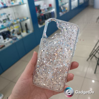 32071 iPhone 16 защитная крышка-чехол блестки