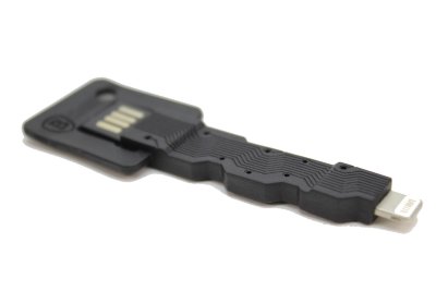5-709 USB lightning ключ (черный) 5-709 USB iPhone5 ключ (черный)