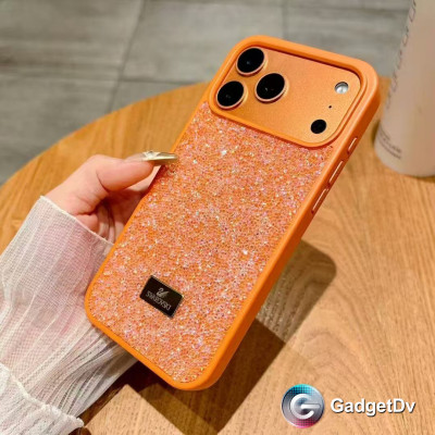 38621  iPhone 17Pro защитная крышка-чехол Swarovski