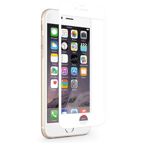 8407 Защитное стекло iPhone7 3D (белый)