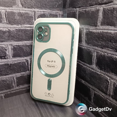 22045  iPhone 11 защитная крышка-чехол, с окантовкой магнит.