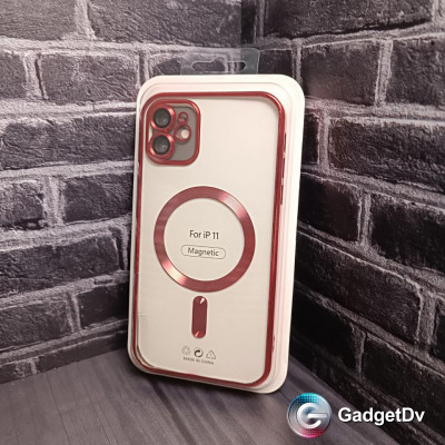 22045  iPhone 11 защитная крышка-чехол, с окантовкой магнит.