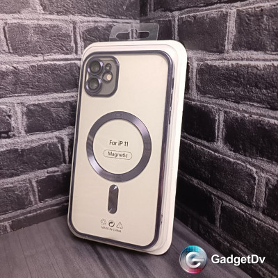 22045  iPhone 11 защитная крышка-чехол, с окантовкой магнит.