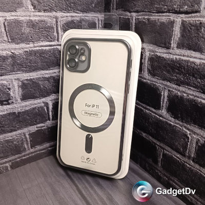 22045  iPhone 11 защитная крышка-чехол, с окантовкой магнит.
