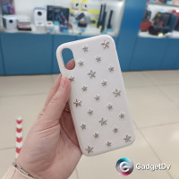 4723 iPhone X Защитная крышка кожаная Mr.orange (белый)