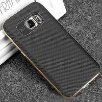 2373 Galaxy S6 Защитная крышка силикон/пластик (золото)