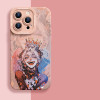 34071 iPhone 15 защитная крышка-чехол, силикон с рисунком